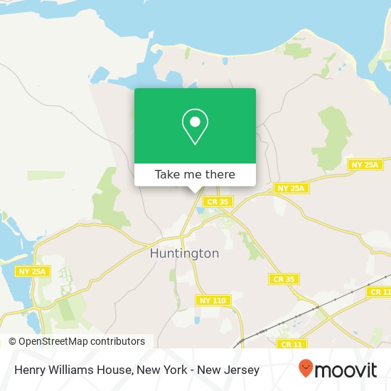Mapa de Henry Williams House