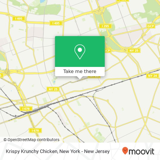 Mapa de Krispy Krunchy Chicken