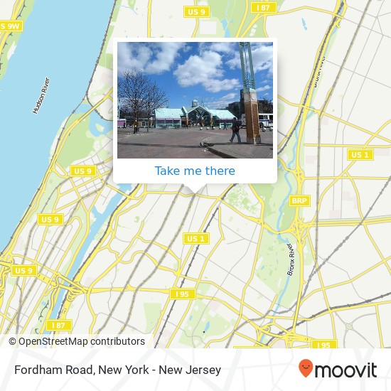 Fordham Road map