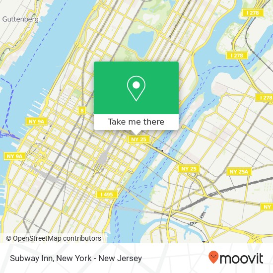 Mapa de Subway Inn