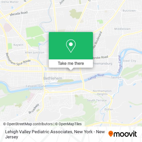 Mapa de Lehigh Valley Pediatric Associates