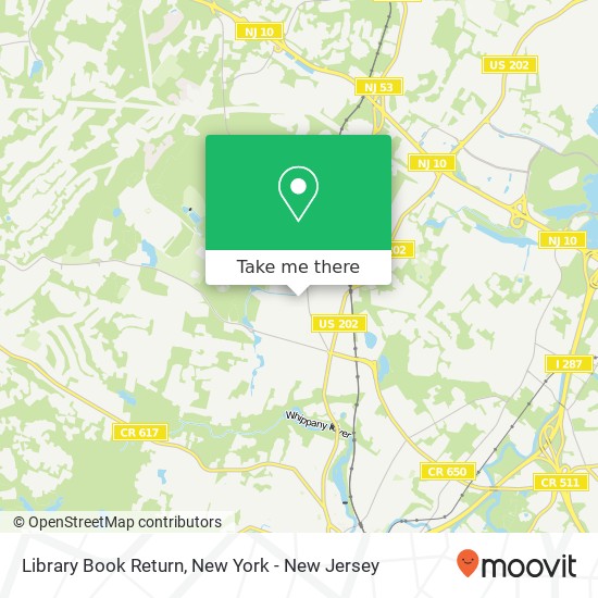 Library Book Return map