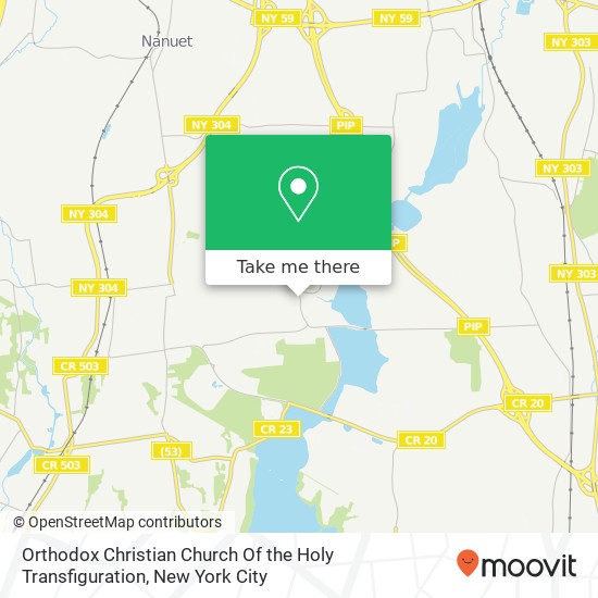 Orthodox Christian Church Of the Holy Transfiguration map