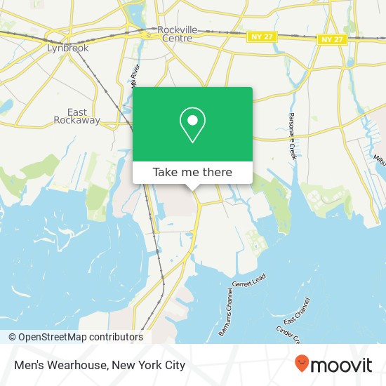 Men's Wearhouse map