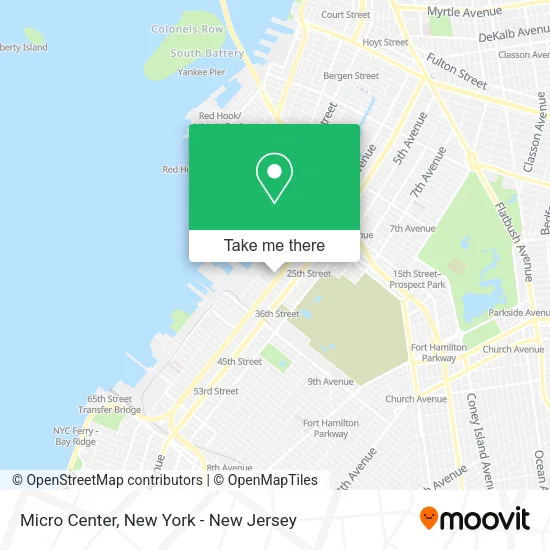 Micro Center map