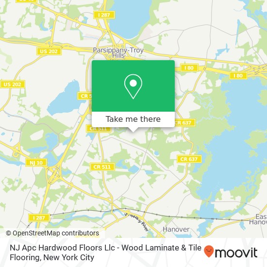 NJ Apc Hardwood Floors Llc - Wood Laminate & Tile Flooring map