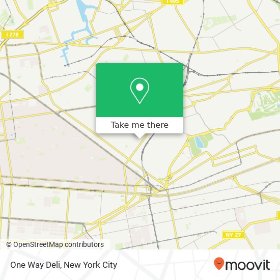 Mapa de One Way Deli