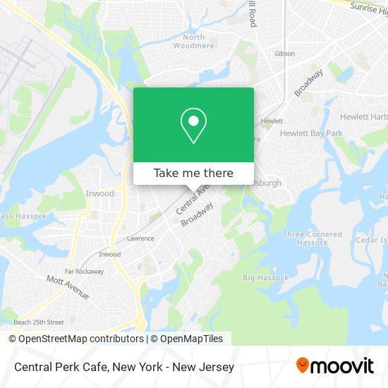 Central Perk Cafe map