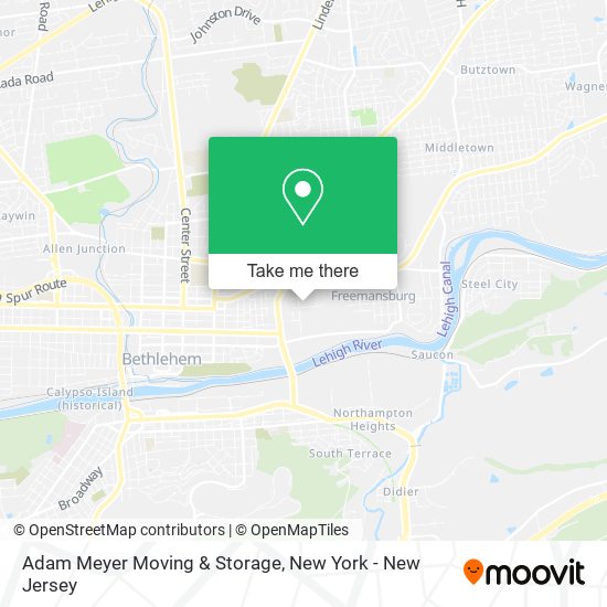 Adam Meyer Moving & Storage map