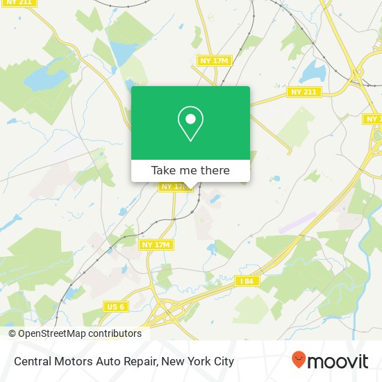 Central Motors Auto Repair map