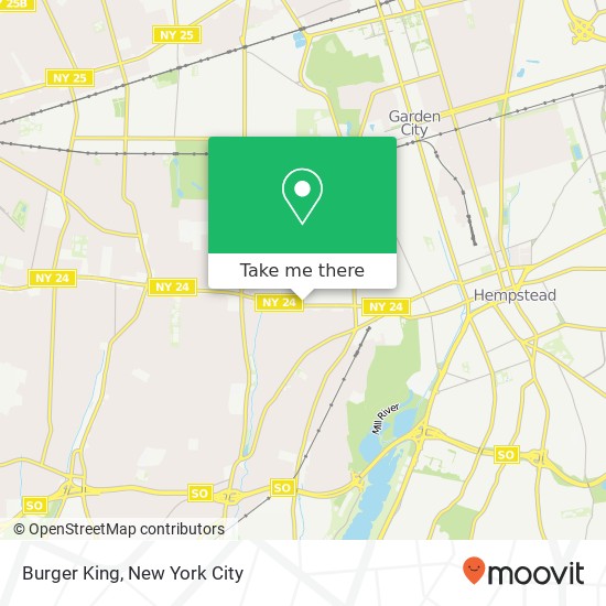 Burger King map