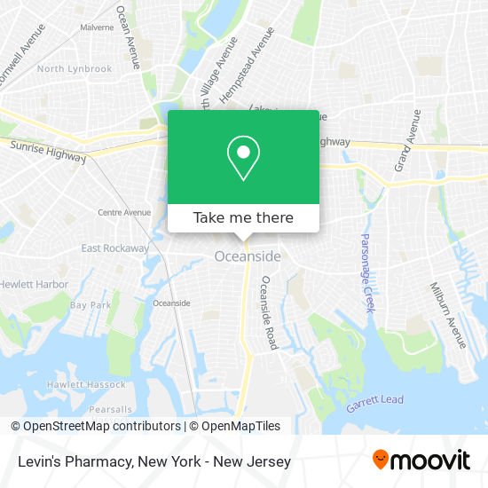Levin's Pharmacy map
