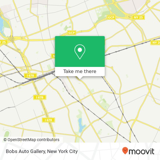 Mapa de Bobs Auto Gallery