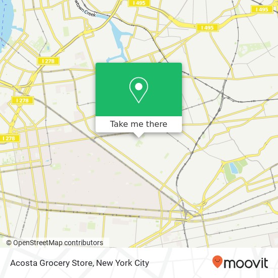 Mapa de Acosta Grocery Store