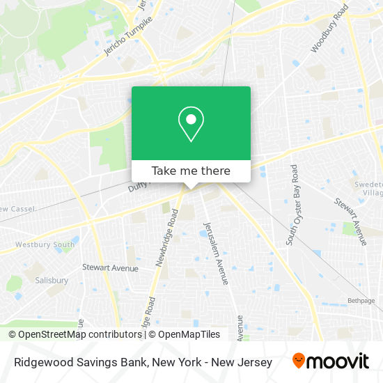 Ridgewood Savings Bank map