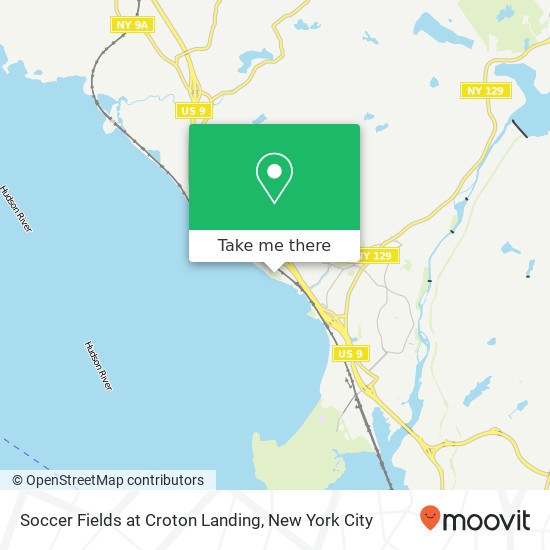 Mapa de Soccer Fields at Croton Landing