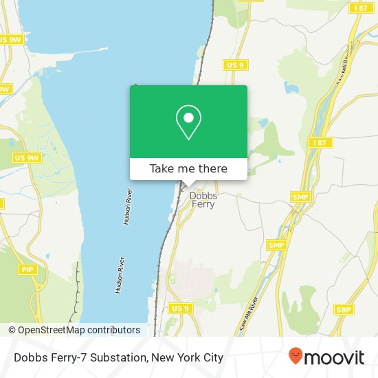 Mapa de Dobbs Ferry-7 Substation