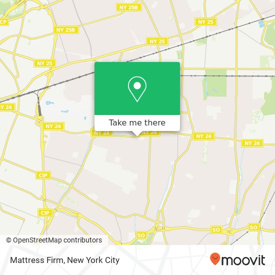 Mattress Firm map