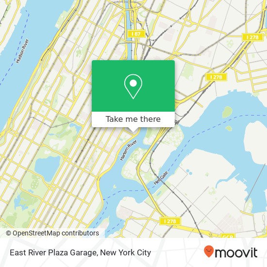 Mapa de East River Plaza Garage