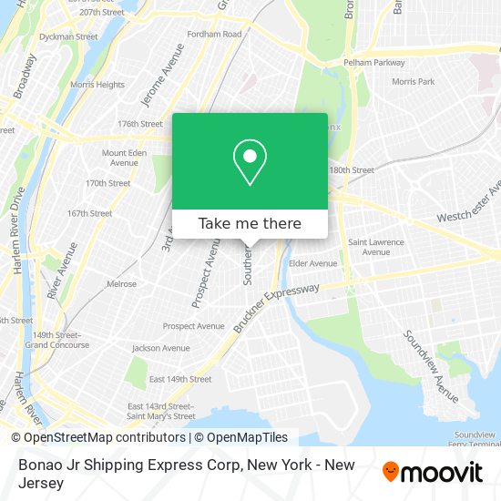 Bonao Jr Shipping Express Corp map