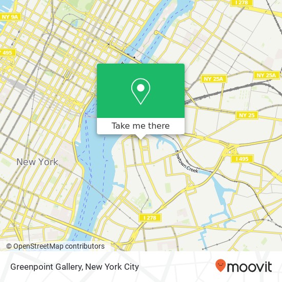 Mapa de Greenpoint Gallery