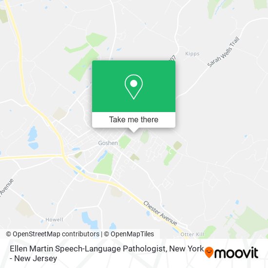 Ellen Martin Speech-Language Pathologist map