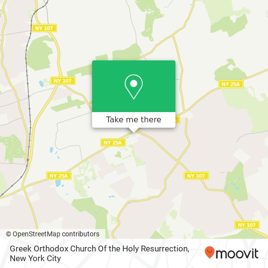 Mapa de Greek Orthodox Church Of the Holy Resurrection