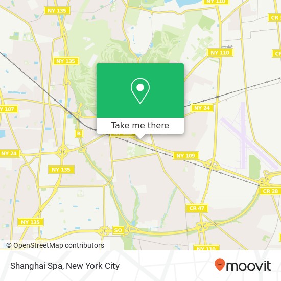 Shanghai Spa map