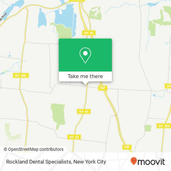 Mapa de Rockland Dental Specialists