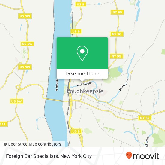 Foreign Car Specialists map