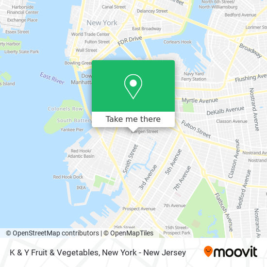 K & Y Fruit & Vegetables map