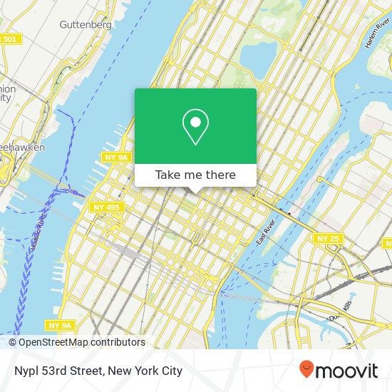 Nypl 53rd Street map