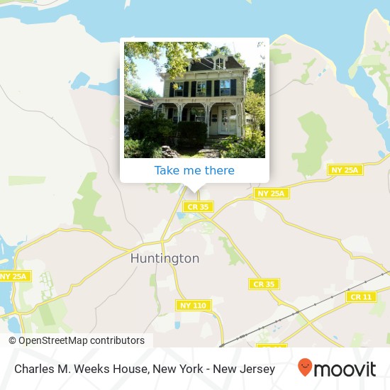 Charles M. Weeks House map