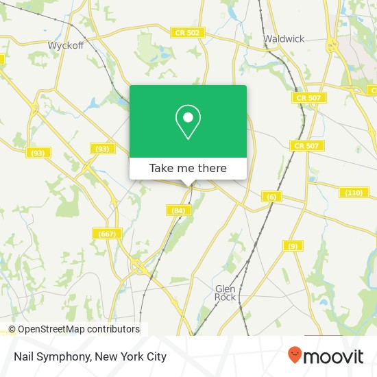 Nail Symphony map