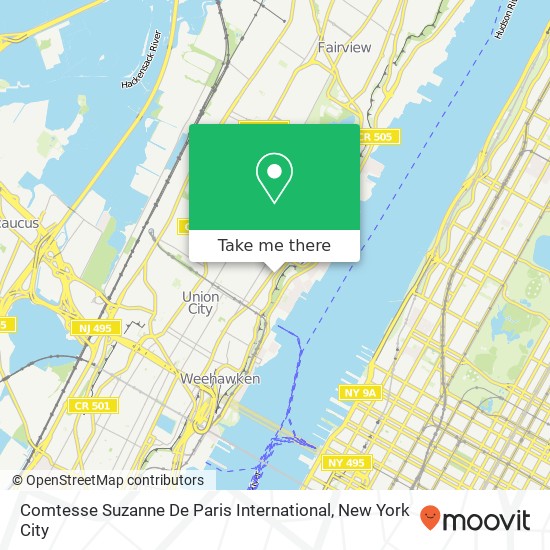 Mapa de Comtesse Suzanne De Paris International