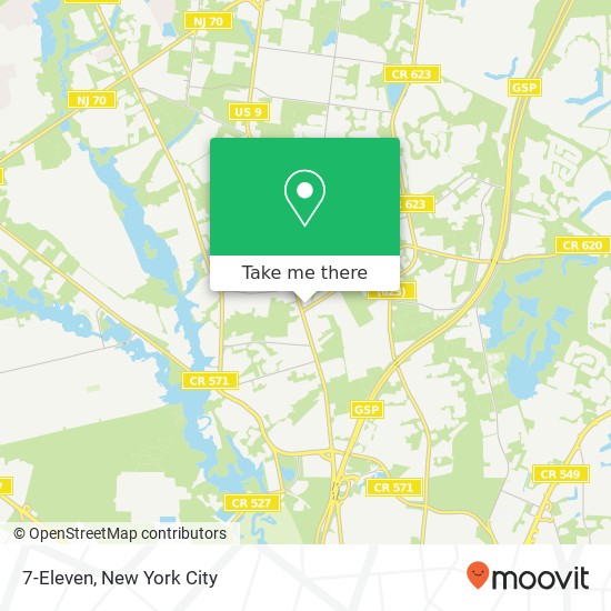 Mapa de 7-Eleven