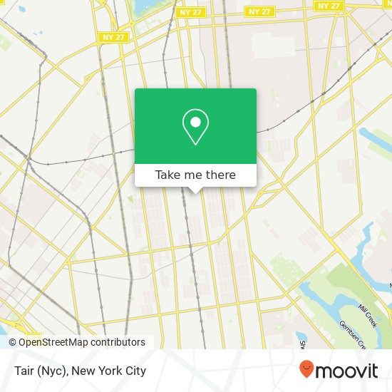 Tair (Nyc) map