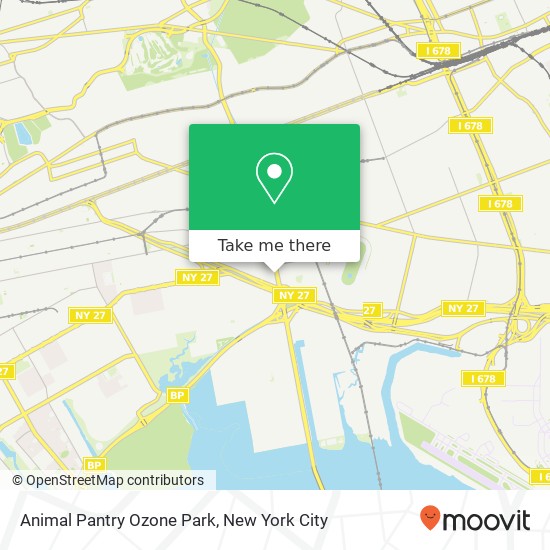 Mapa de Animal Pantry Ozone Park