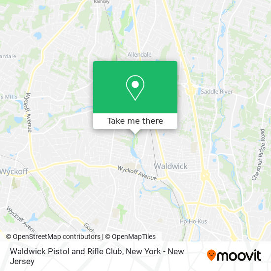 Waldwick Pistol and Rifle Club map