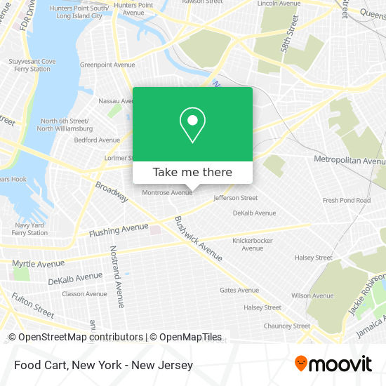 Mapa de Food Cart