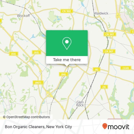 Bon Organic Cleaners map