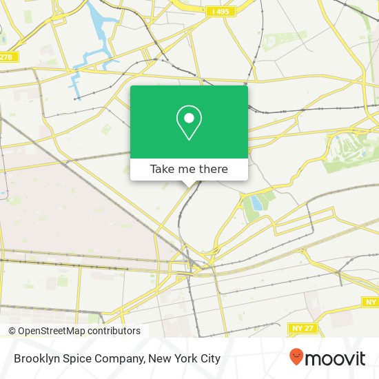 Mapa de Brooklyn Spice Company