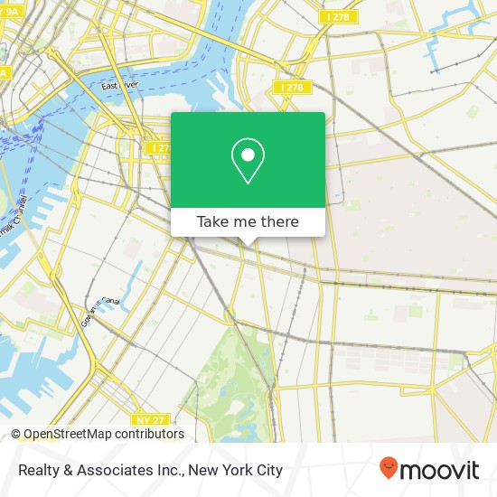 Realty & Associates Inc. map