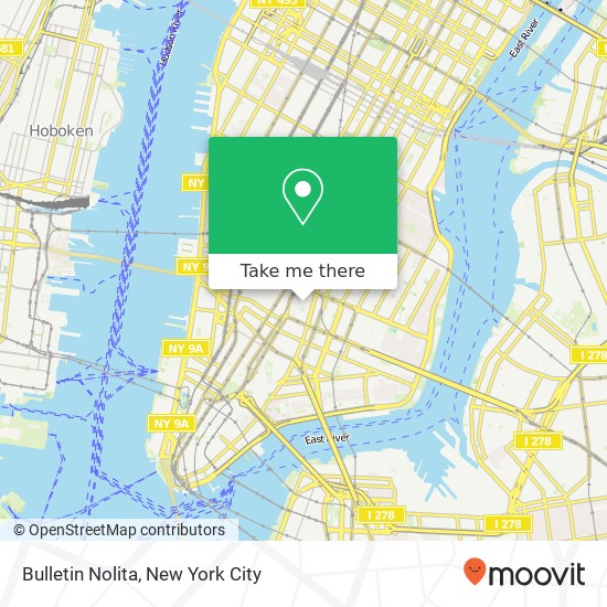 Bulletin Nolita map