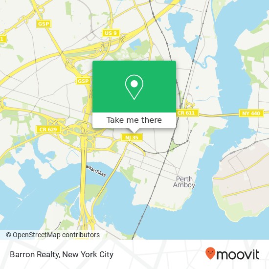 Barron Realty map