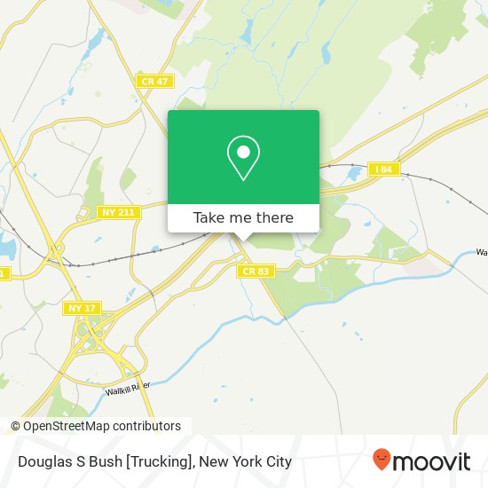 Douglas S Bush [Trucking] map