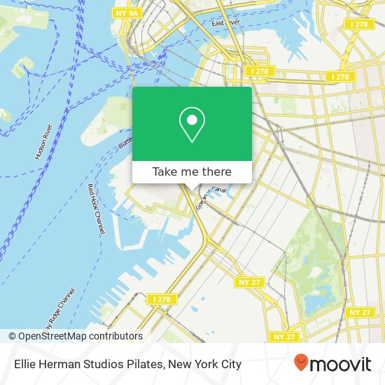 Mapa de Ellie Herman Studios Pilates