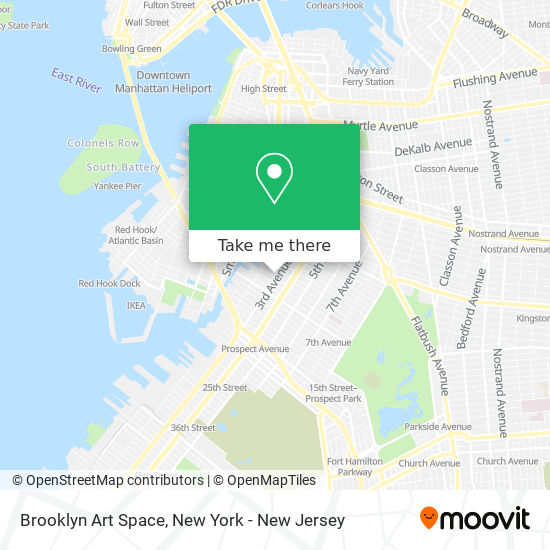 Mapa de Brooklyn Art Space