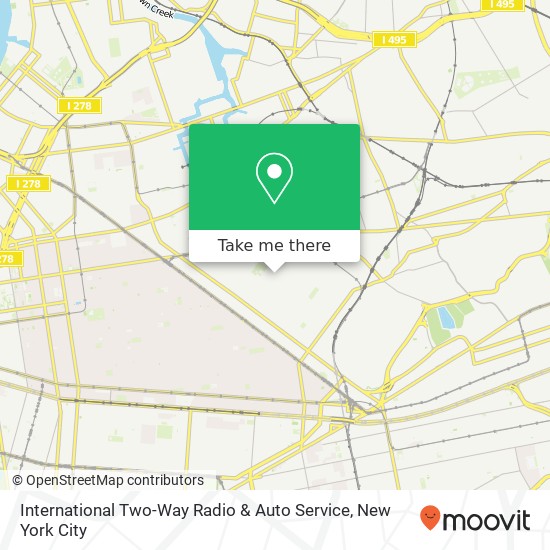 Mapa de International Two-Way Radio & Auto Service