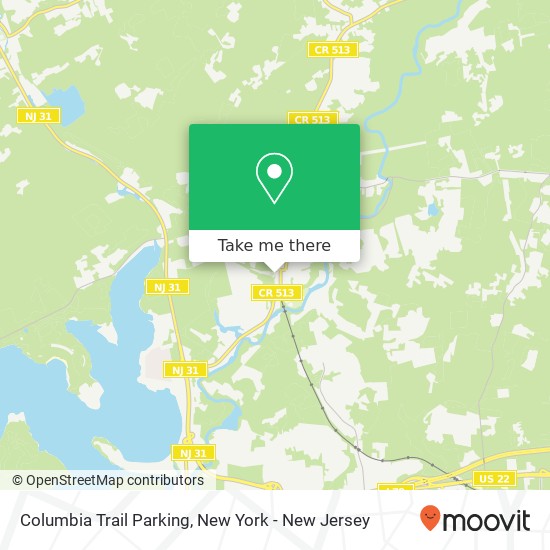 Mapa de Columbia Trail Parking